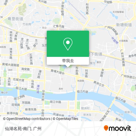 仙湖名苑-南门地图