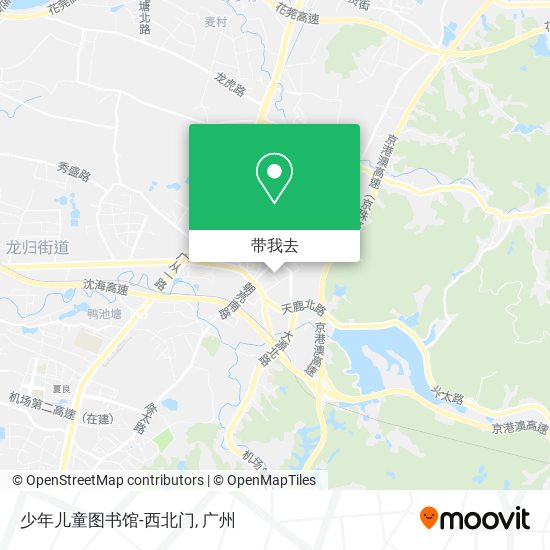 少年儿童图书馆-西北门地图
