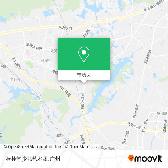 棒棒堂少儿艺术团地图