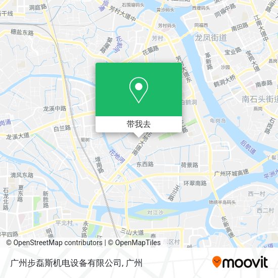 广州步磊斯机电设备有限公司地图
