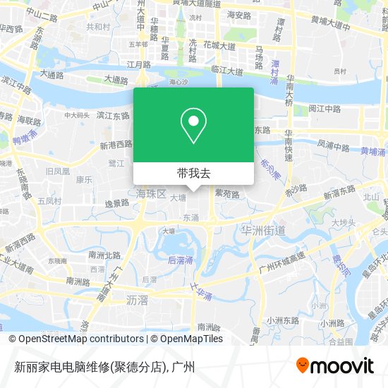新丽家电电脑维修(聚德分店)地图