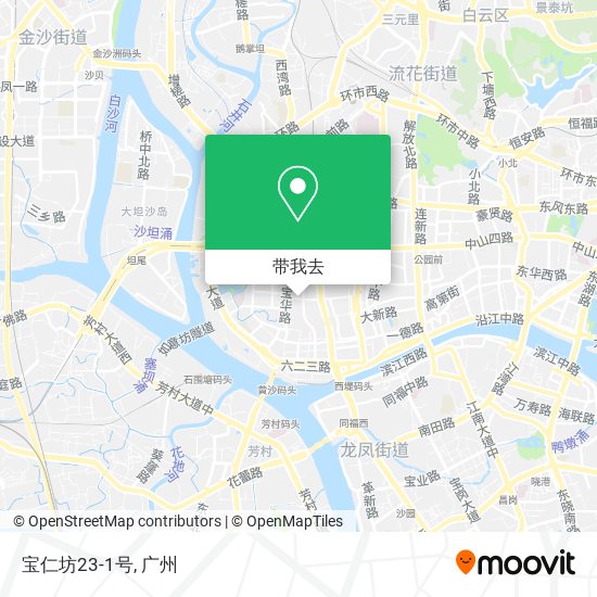 宝仁坊23-1号地图