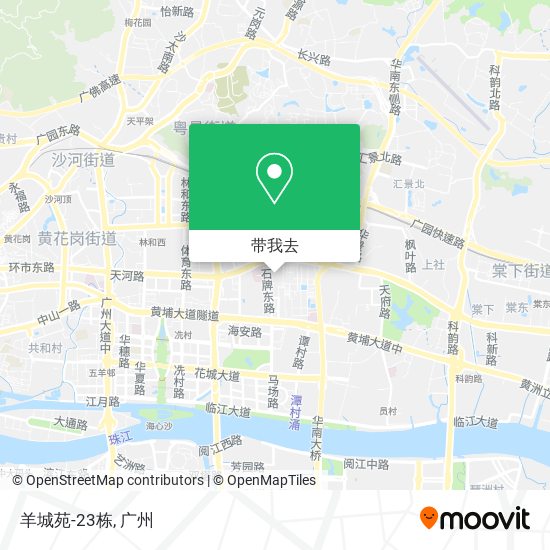 羊城苑-23栋地图