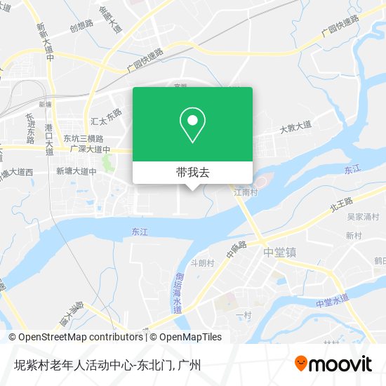 坭紫村老年人活动中心-东北门地图