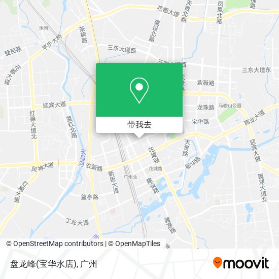 盘龙峰(宝华水店)地图