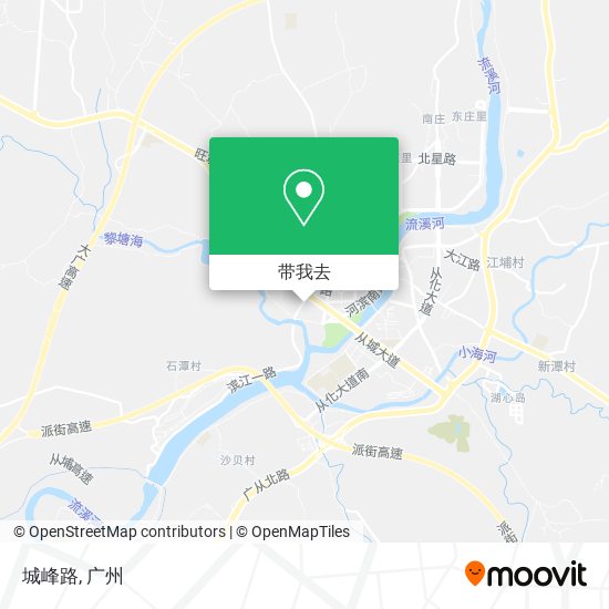 城峰路地图
