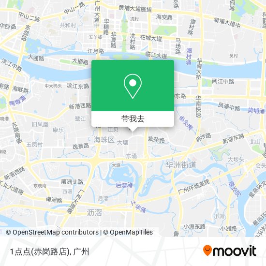 1点点(赤岗路店)地图