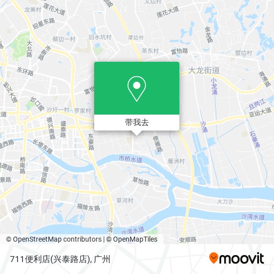 711便利店(兴泰路店)地图