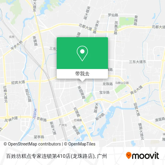 百姓坊糕点专家连锁第410店(龙珠路店)地图