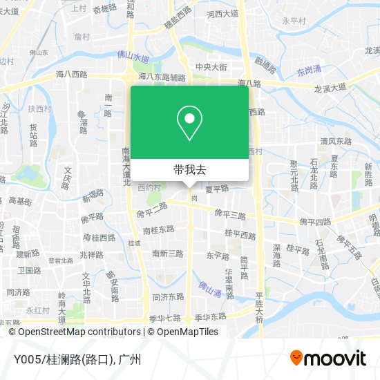 Y005/桂澜路(路口)地图