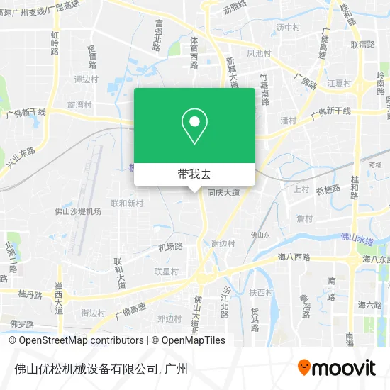 佛山优松机械设备有限公司地图