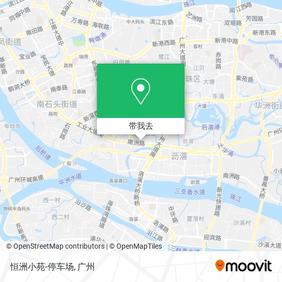 恒洲小苑-停车场地图