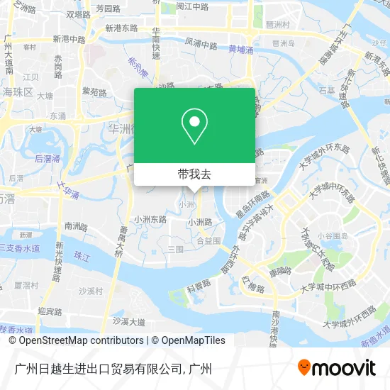 广州日越生进出口贸易有限公司地图