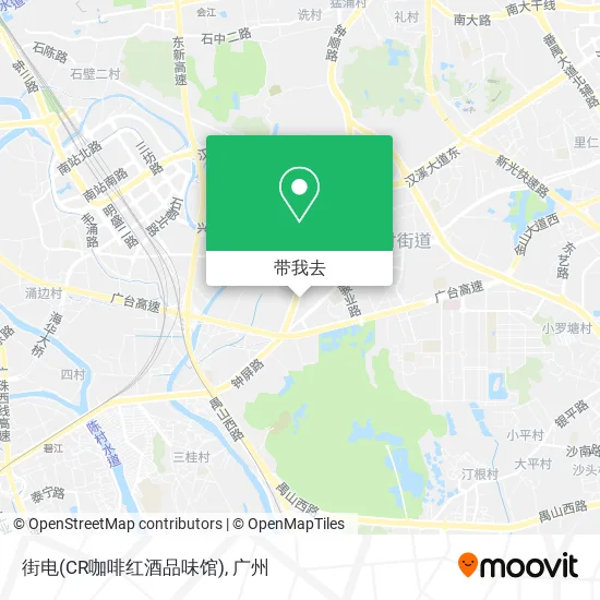街电(CR咖啡红酒品味馆)地图