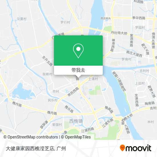 大健康家园西樵滢芝店地图