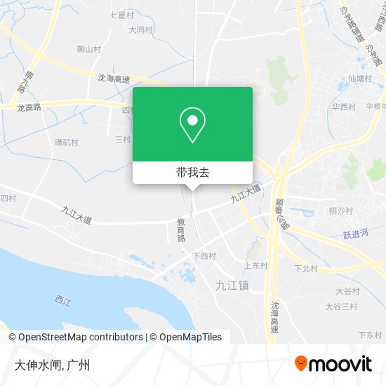 大伸水闸地图