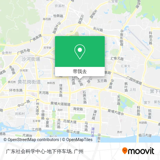 广东社会科学中心-地下停车场地图
