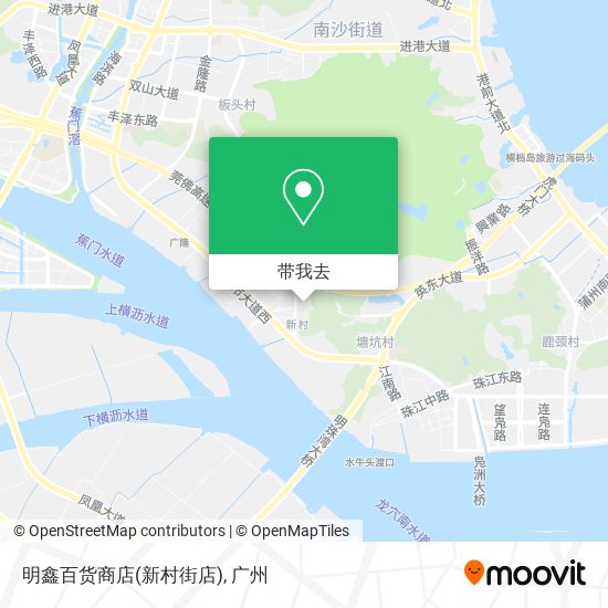 明鑫百货商店(新村街店)地图