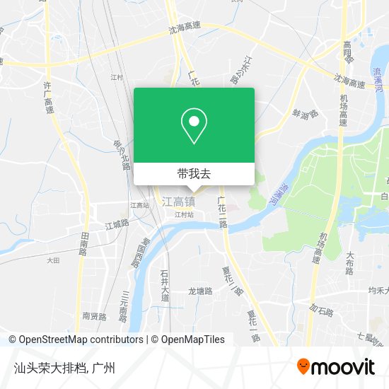 汕头荣大排档地图