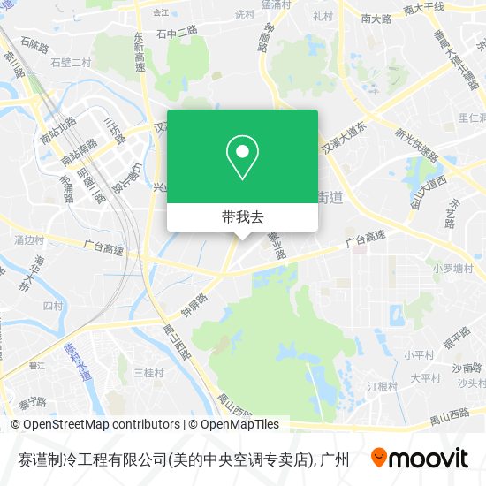 赛谨制冷工程有限公司(美的中央空调专卖店)地图