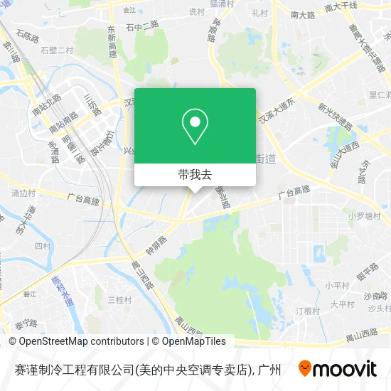 赛谨制冷工程有限公司(美的中央空调专卖店)地图