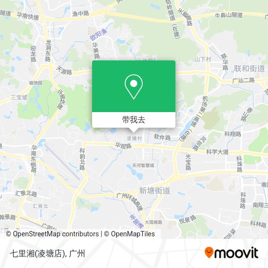 七里湘(凌塘店)地图