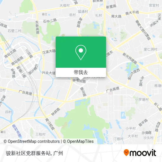 骏新社区党群服务站地图