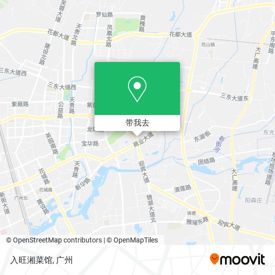 入旺湘菜馆地图