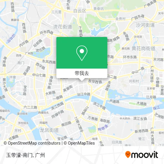 玉带濠-南门地图