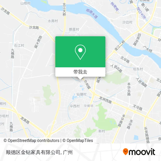 顺德区金钻家具有限公司地图