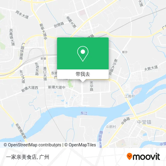 一家亲美食店地图
