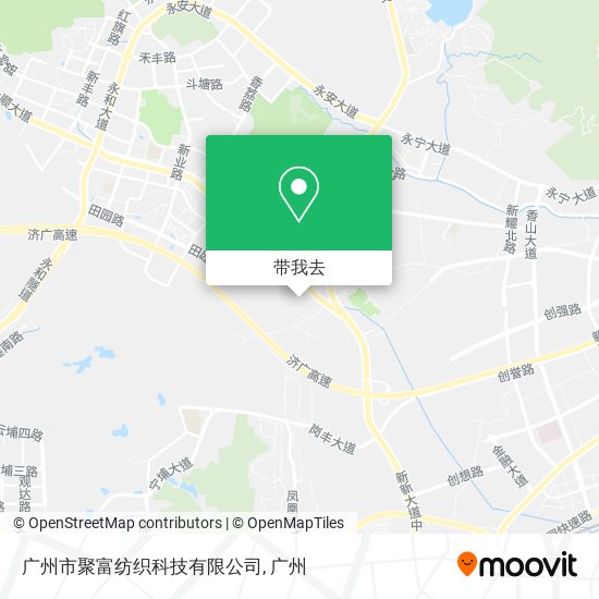 广州市聚富纺织科技有限公司地图