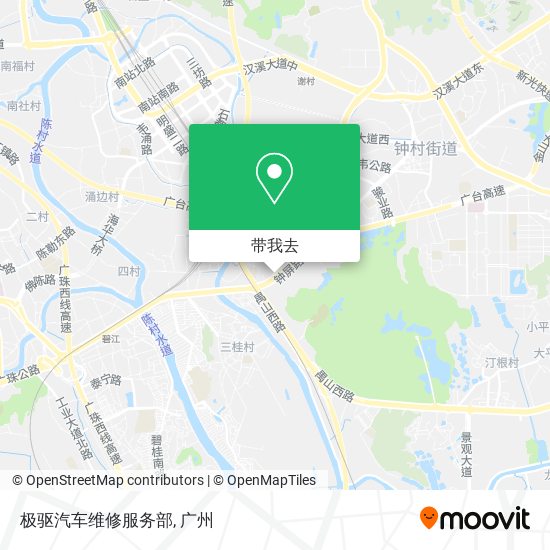极驱汽车维修服务部地图