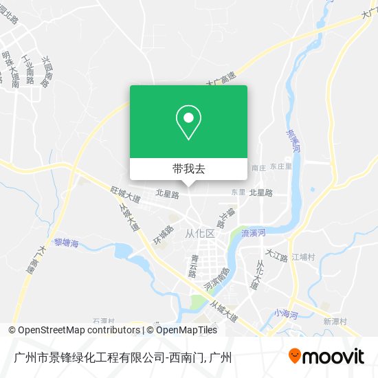 广州市景锋绿化工程有限公司-西南门地图
