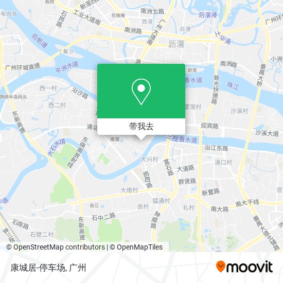 康城居-停车场地图