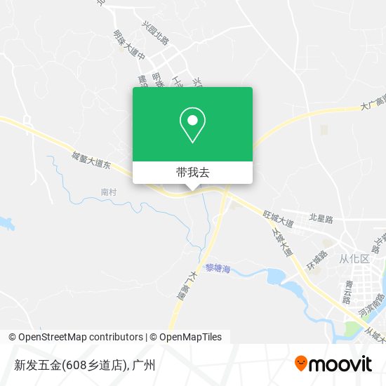 新发五金(608乡道店)地图