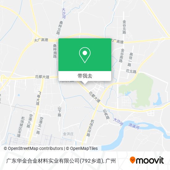 广东华金合金材料实业有限公司(792乡道)地图