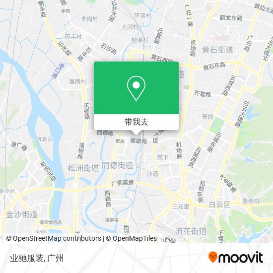 业驰服装地图
