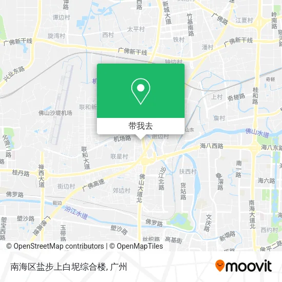 南海区盐步上白坭综合楼地图