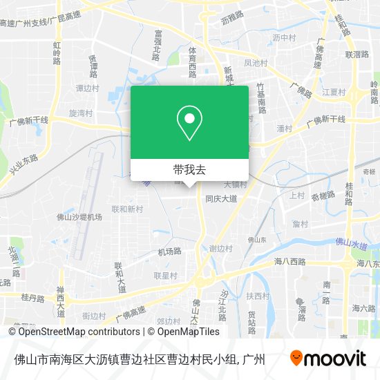 佛山市南海区大沥镇曹边社区曹边村民小组地图
