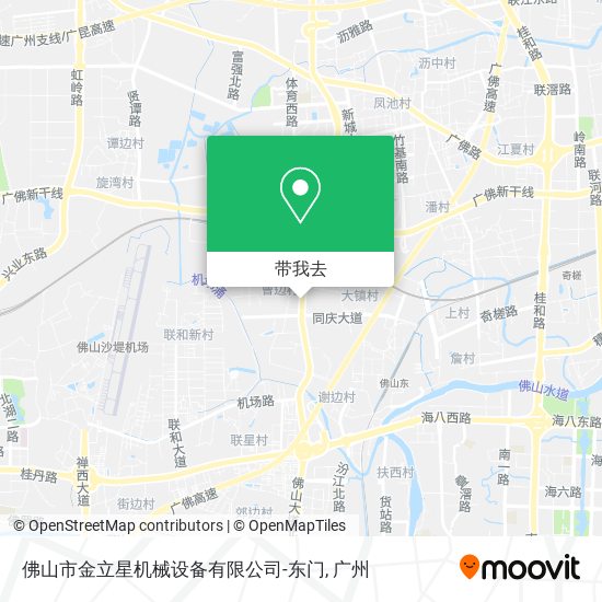 佛山市金立星机械设备有限公司-东门地图