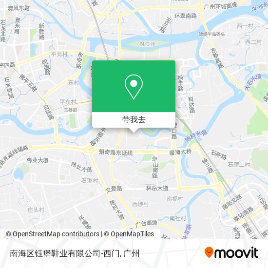 南海区钰堡鞋业有限公司-西门地图