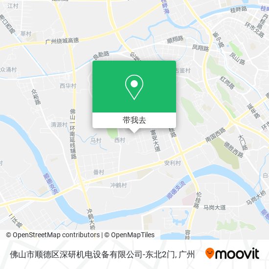 佛山市顺德区深研机电设备有限公司-东北2门地图