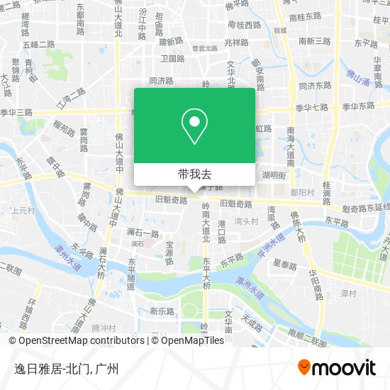 逸日雅居-北门地图