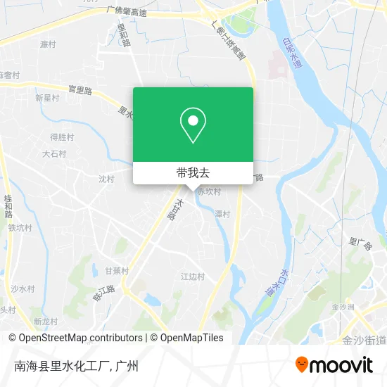 南海县里水化工厂地图