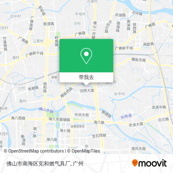 佛山市南海区宪和燃气具厂地图