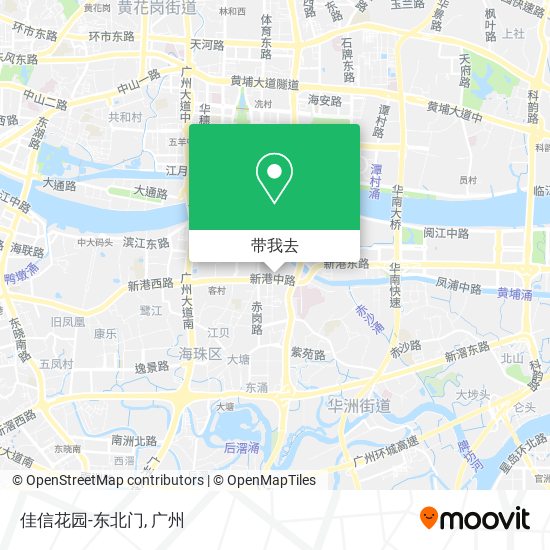 佳信花园-东北门地图