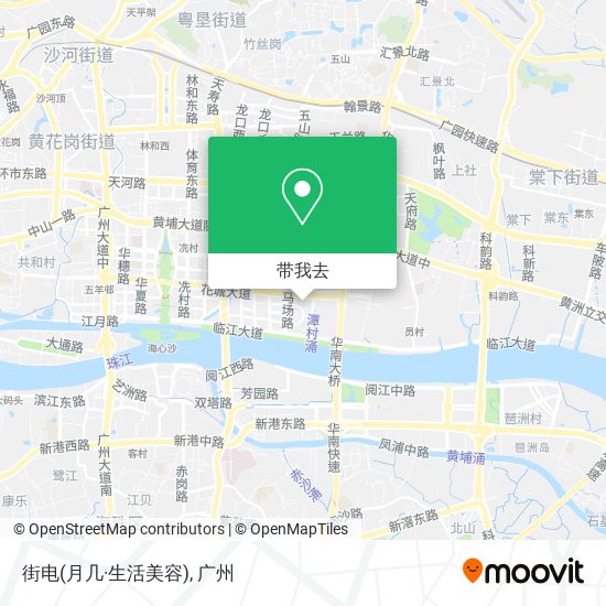 街电(月几·生活美容)地图