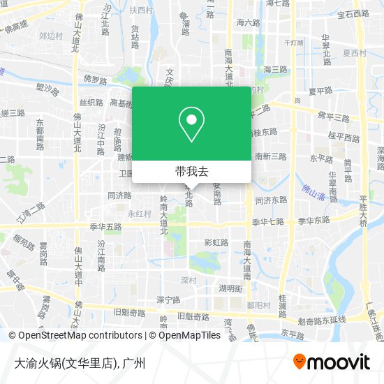 大渝火锅(文华里店)地图