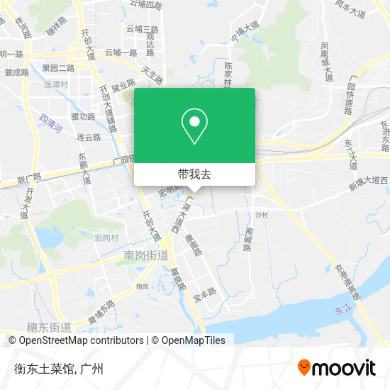 衡东土菜馆地图